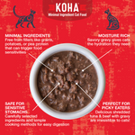 Poké Bowl Tuna & Beef Entrée in Gravy for Cats