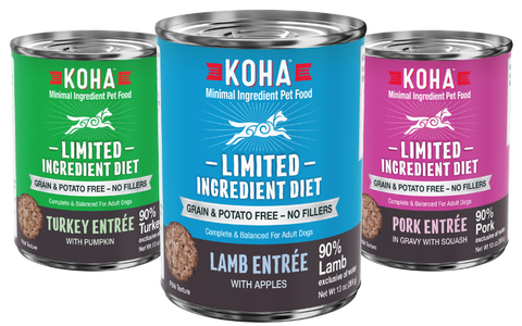 Limited ingredient dog food